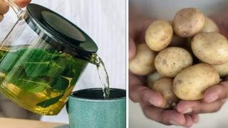 Sadece 5 dakikada yeşil çay ve patates ile daha genç görünün! Cildinizin anında sıkılaştığını hissedeceksiniz