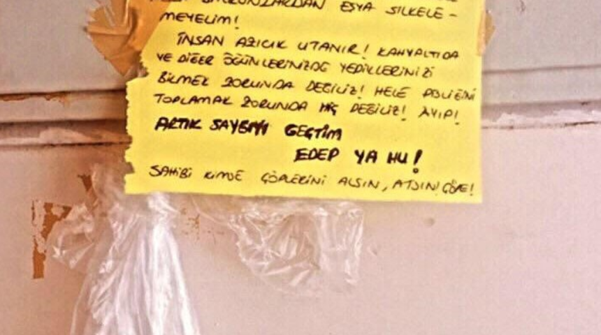 Uyardı olmadı, not yazdı olmadı! Apartman sakininin büyük isyanı: Edep yahu