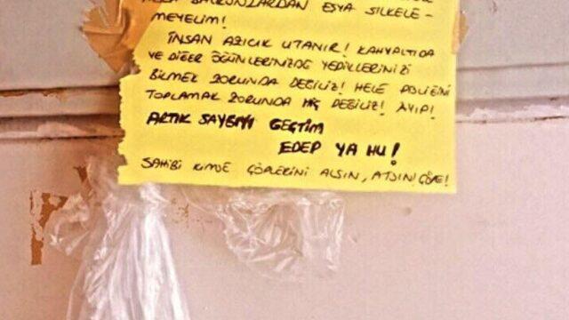 Uyardı olmadı, not yazdı olmadı! Apartman sakininin büyük isyanı: Edep yahu