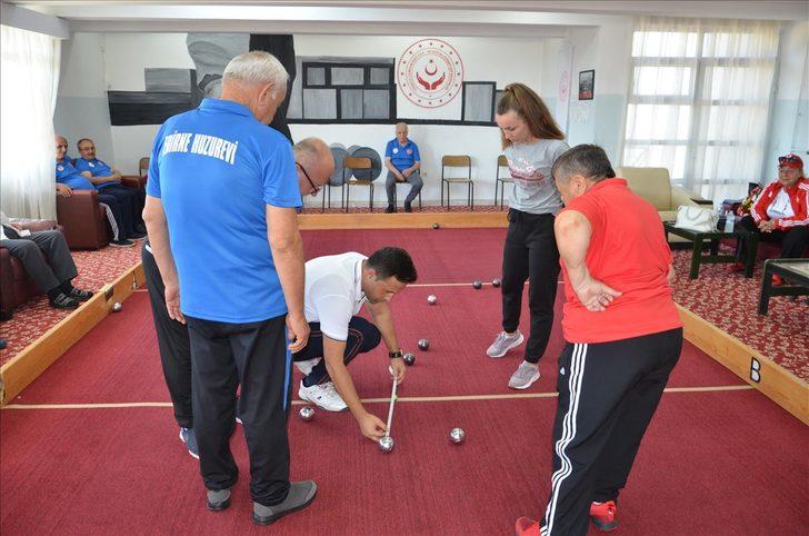 70'lik delikanlılar Edirne'deki huzurevleri arası bocce müsabakalarında karşılaştı G3