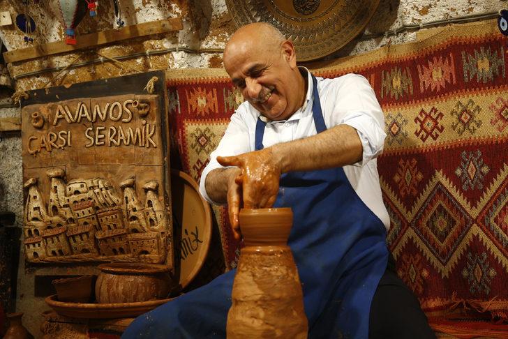 Bakan Kirişci, Nevşehir'de bir atölyede çanak yapımını deneyimledi G5