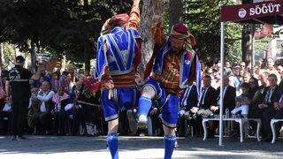 Yurdun dört bir yanından Yörükler, Ertuğrul Gazi'yi anmak için Söğüt'e geldi