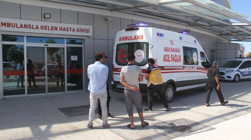 Konya'da balkondan düşen bebek yaralandı