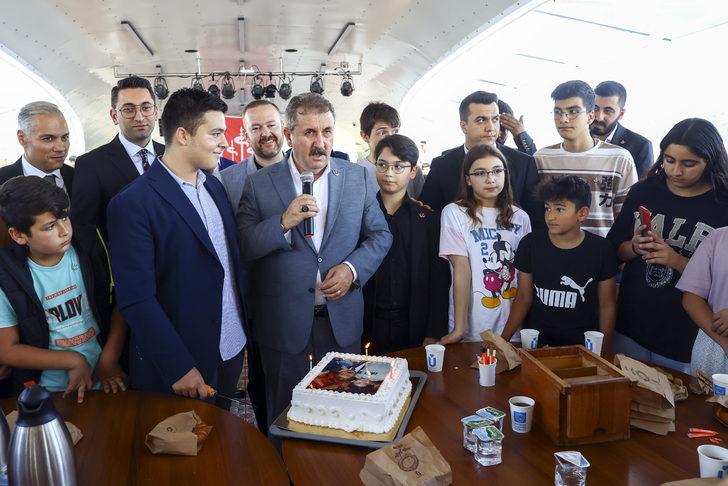 BBP Genel Başkanı Destici, Alperen Ocaklarının Boğaz gezisinde konuştu: G1