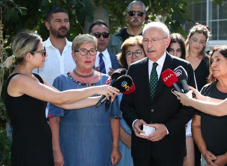 CHP Genel Başkanı Kılıçdaroğlu, İzmir'de Kuddusi Okkır'ın eşini ziyaret etti G5