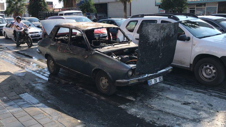 Adana'da otomobilde çıkan yangında sürücü yaralandı G4