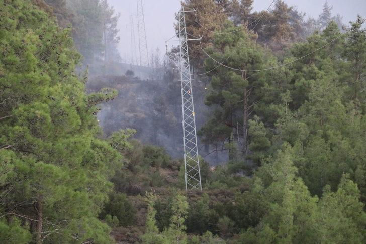 GÜNCELLEME - Denizli'de orman yangınının söndürüldüğü bölgeye yakın konumda çıkan yangın kontrol altına alındı G4