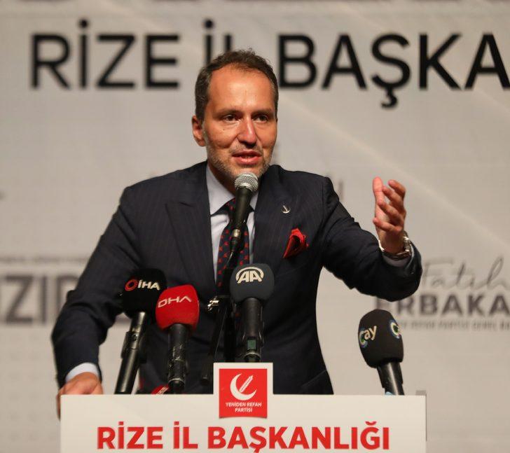 Yeniden Refah Partisi Genel Başkanı Erbakan, Rize'de partisinin il kongresine katıldı: G4