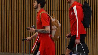Avrupa Şampiyonası'ndan elenen A Milli Erkek Basketbol Takımı yurda döndü
