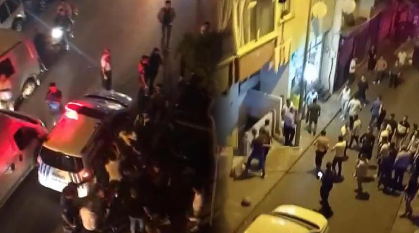 İstanbul'a iki aile arasında gerginlik! Silahlar konuştu, polis sokaklarda önlem aldı
