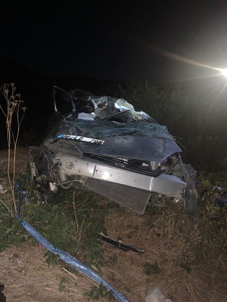 Bingöl'de otomobilin şarampole devrilmesi sonucu 4 kişi yaralandı G1