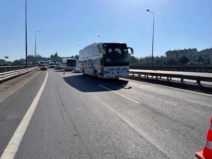 Anadolu Otoyolu'ndaki zincirleme trafik kazası ulaşımı aksattı G3