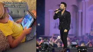 İzmir'deki Tarkan konserini evlerinin salonundan izlediler! Sosyal medyada hızla yayıldı