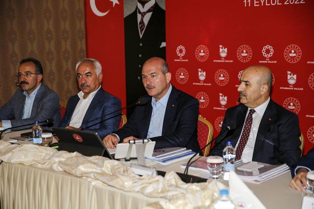 İçişleri Bakanı Soylu, Mardin ve Diyarbakır Güvenlik Toplantısı'na katıldı