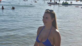 Bodrum'da plajlar yabancı turistlere kaldı