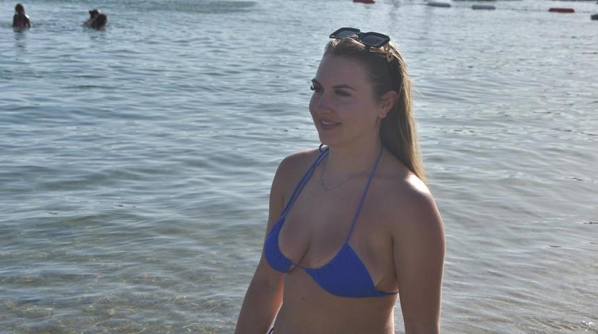 Bodrum'da plajlar yabancı turistlere kaldı