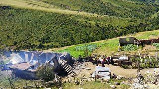 Giresun'da yayla evinde yangın