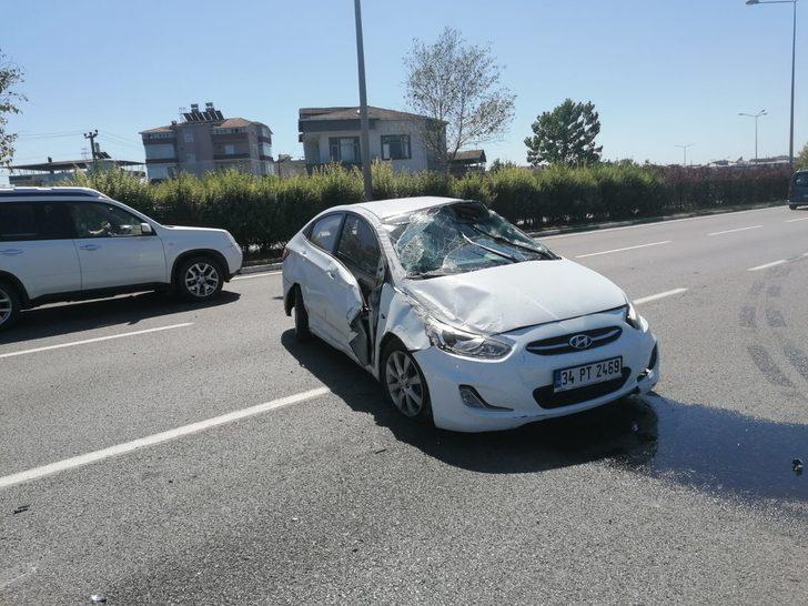 Samsun'da zincirleme trafik kazasında bir kişi yaralandı G3