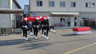 İstanbul'da silahın kazayla patlaması sonucu vefat eden polis için cenaze töreni