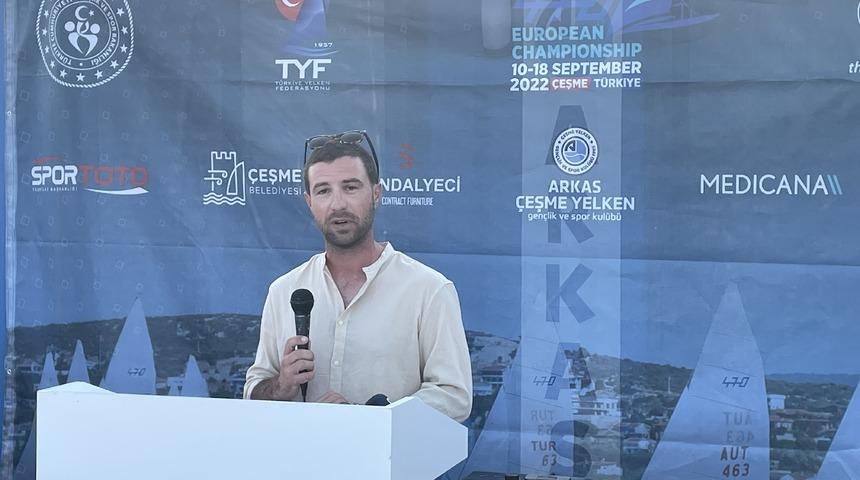 İzmir'deki 470 Avrupa Yelken Şampiyonası'nın açılış töreni yapıldı