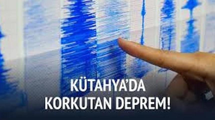 K&uuml;tahya'da Deprem Ka&ccedil; şiddetinde B&uuml;y&uuml;k depremin Habercisimi