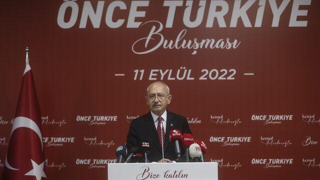 CHP Genel Başkanı Kılıçdaroğlu, Önce Türkiye Buluşmasında konuştu: