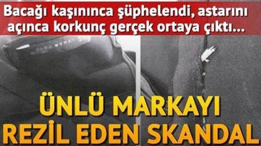 &Uuml;nl&uuml; Markayı Yerle Bir Eden Skandal Olay