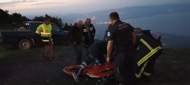 Bursa'da ağaca takılan 2 paraşütçü kurtarıldı G2