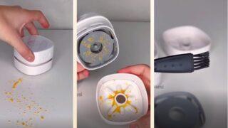 TikTok'ta viral olan, fonksiyonelliğiyle herkesin gönlünü kazanan masaüstü mini pilli süpürgeler