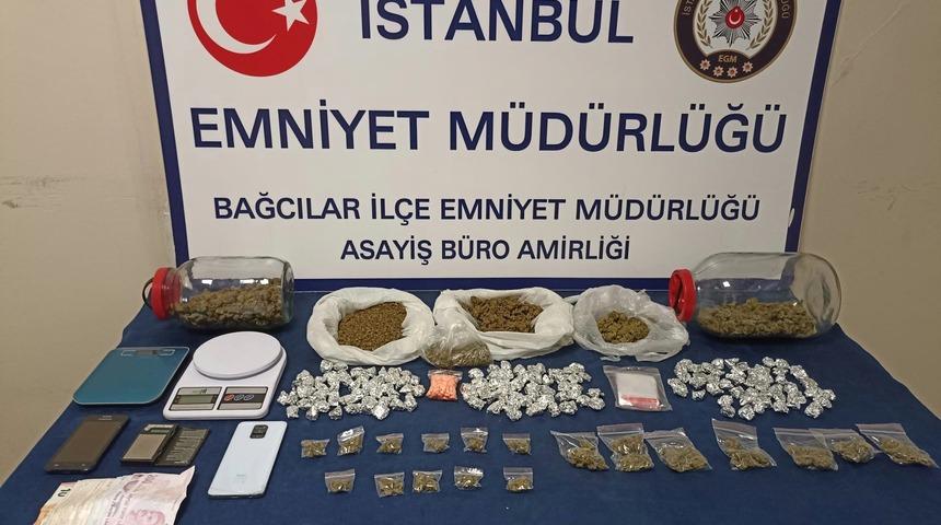 Bağcılar'daki uyuşturucu operasyonunda bir ş&uuml;pheli tutuklandı