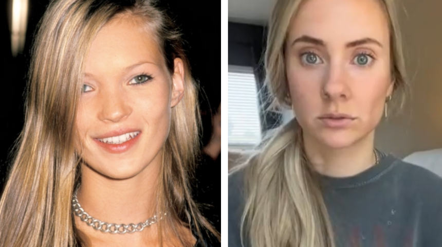 Tek bir hamleyle Kate Moss'un elmacık kemiklerine sahip olmanız mümkün