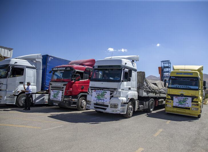 Erzurum'dan Pakistan'daki sel bölgesine 4 yardım tırı gönderildi G1