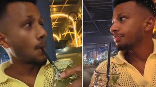 Silahlı çatışmanın ortasında limonata keyfi! Sosyal medyada paylaştı