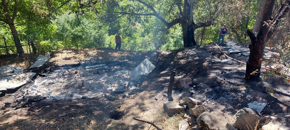 Artvin'de &ccedil;ıkan yangında 3 ev, 3 samanlık zarar g&ouml;rd&uuml;