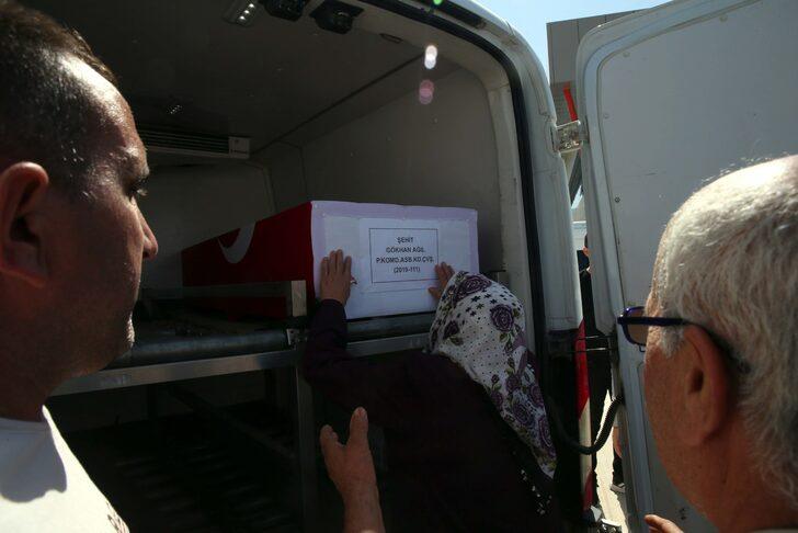 Şehit Piyade Astsubay Gökhan Ağıl'ın cenazesi Tokat'a getirildi G5