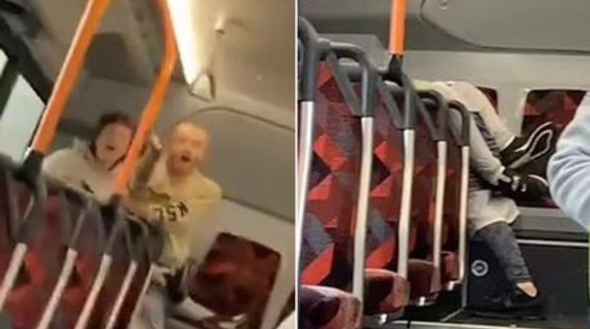 Güpegündüz otobüsün içinde cinsel ilişkiye girdiler! Diğer yolcuların şaşkın bakışlarına aldırış etmediler