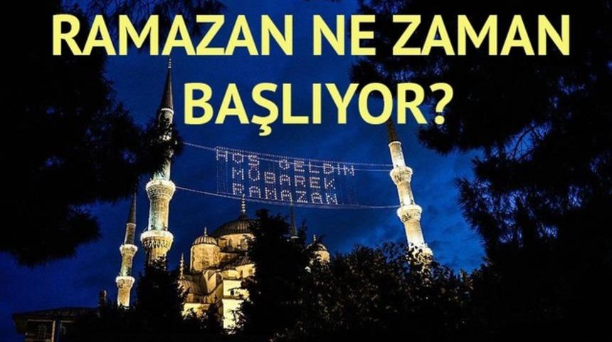 Ramazan'a ka&ccedil; g&uuml;n kaldı? 2017 Ramazan ayı ne zaman başlıyor?