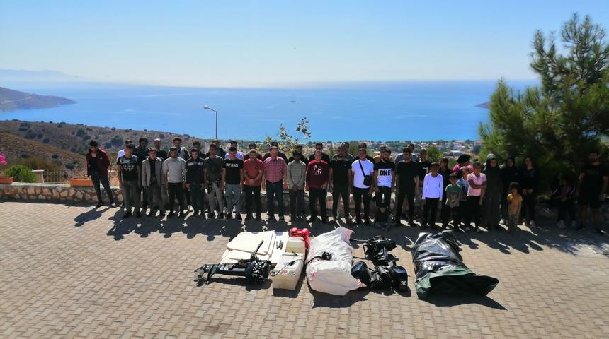 Muğla'da 48 düzensiz göçmen yakalandı