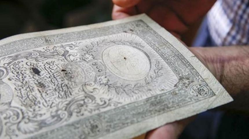Osmanlı döneminde bastırılan kağıt para bulundu