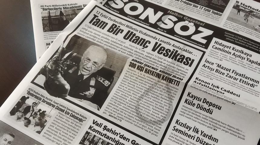 Malatya'nın ilk renkli gazetesi, 22 yıldır 12 Eylül'de siyah-beyaz basılıyor