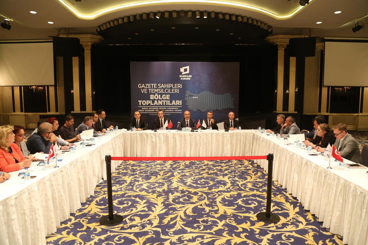 Basın İlan Kurumu Genel M&uuml;d&uuml;r&uuml; Cavit Erkılın&ccedil;, Bursa'da konuştu: