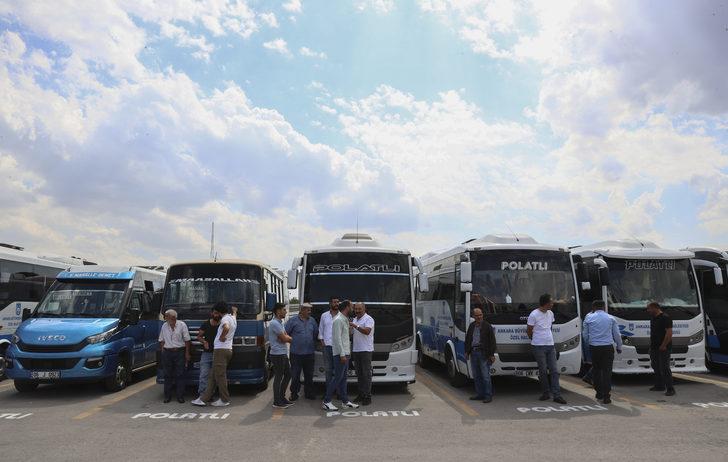 Başkentteki özel halk otobüsü ve minibüs şoförleri zam istedi G2