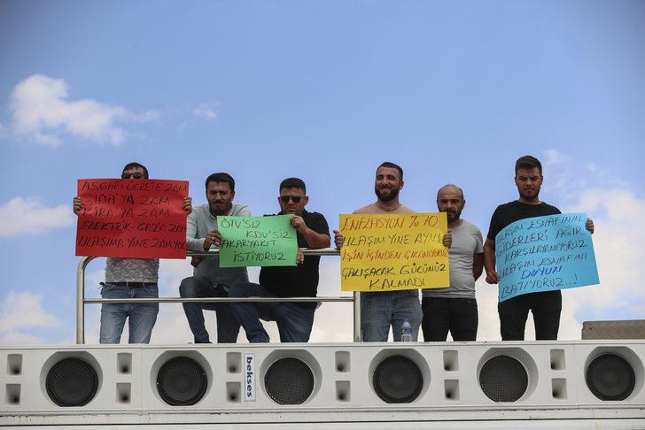 Başkentteki özel halk otobüsü ve minibüs şoförleri zam istedi G5