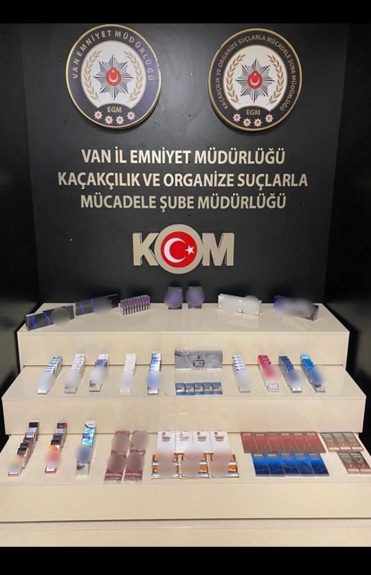 Van'da 80 av tüfeği ile gümrük kaçağı malzemeler ele geçirildi G2