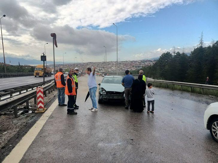 Anadolu Otoyolu'nda zincirleme trafik kazası nedeniyle ulaşım aksadı G5