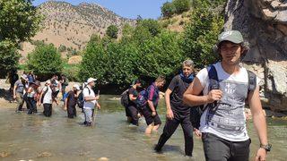 Batman'da huzura kavuşan Sason Kanyonu'nda doğa yürüyüşü