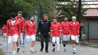 Ampute Futbol Milli Takımı Dünya Kupası hazırlıklarını Bolu'da sürdürüyor