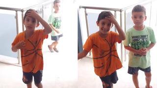 Sosyal medya bu afacanları konuşuyor! Yakalanınca verdikleri tepki gülümsetti