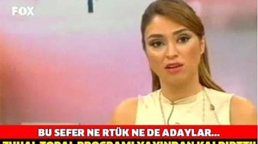Ne Rt&uuml;k Nede Adaylar Zuhal Topla Programı Yayından Kaldırttı!Peki Ama Neden_
