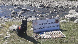 Hakkari'de terör operasyonunda mühimmat ele geçirildi